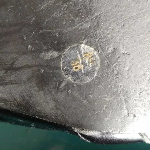 Vince Camuto Chocolate Brown Patent Leather Heels, Size 38 / 7.5 - Picture 7 of 15